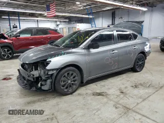 2018 Nissan Sentra S z VIN 3N1AB7AP3JY345603, wystawiony jako Copart lot #56594675 z przebiegiem 78 811 mil mil oraz Szkoda całkowita • Salvage title. Historia ofert i sprzedaży dostępna na DreamBid. Obrazek 1.