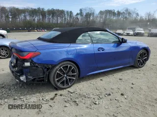 2024 BMW 4 Series 430i xDrive with VIN WBA43AT09RCP00263, listed as a Copart auction lot 48894815 with 17,688 mi miles and Salvage Title. Bid and sale history available at carsss.com. Image 3.