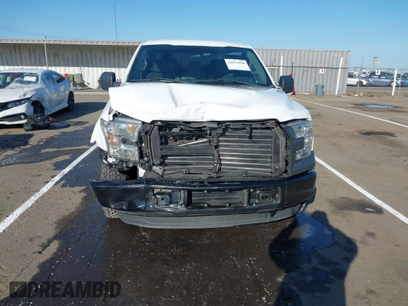 2017 Ford F-150 XL with VIN 1FTEW1CP4HKE20542, listed as a IAAI auction lot 41879190 with 100,998 mi miles. Bid and sale history available at carsss.com. Image 6.