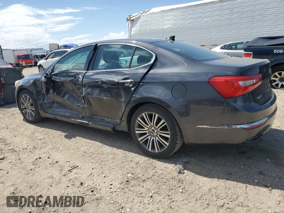 2014 Kia Cadenza Premium z VIN KNALN4D72E5127028, wystawiony jako Copart lot #58416785 z przebiegiem 115 237 mil mil oraz Szkoda całkowita • Salvage title. Historia ofert i sprzedaży dostępna na DreamBid. Obrazek 2.