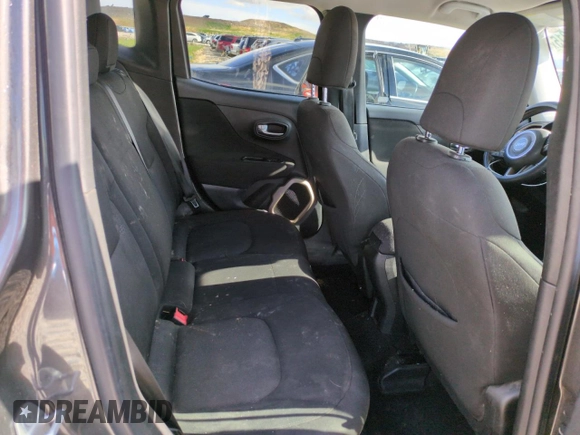 2017 Jeep Renegade Latitude with VIN ZACCJBBB8HPG59910, listed as a Copart auction lot 54883215 with 127,119 mi miles and Salvage title. Bid and sale history available at DreamBid. Image 10.