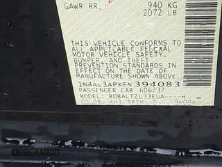 2015 Nissan Altima S with VIN 1N4AL3APXFN394083, listed as a IAAI auction lot 41537949 with 113,554 mi miles and . Bid and sale history available at DreamBid. Image 9.