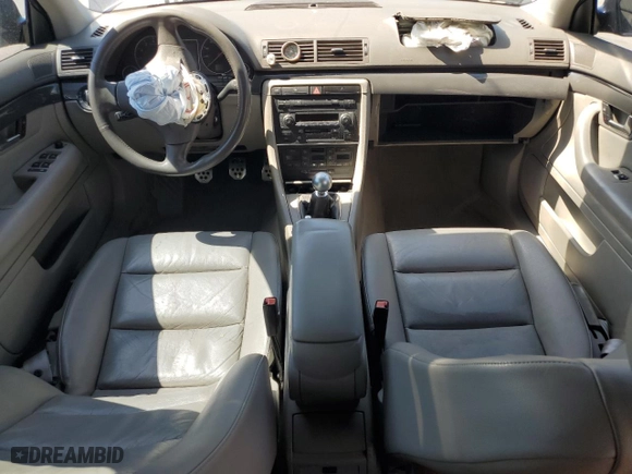 2003 Audi A4 1.8T with VIN WAUJC68E23A273483, listed as a Copart auction lot 53046315 with 90,609 mi miles and Salvage Title. Bid and sale history available at carsss.com. Image 8.