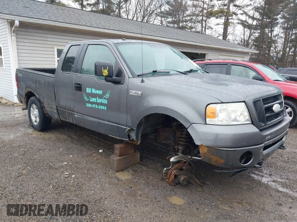 2006 Ford F-150 STX with VIN 1FTRX14W36NB21057, listed as a IAAI auction lot 41664686 with 217,363 mi miles. Bid and sale history available at carsss.com. Image 1.
