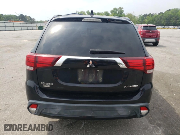 2018 Mitsubishi Outlander SE with VIN JA4AD3A36JZ054333, listed as a Copart auction lot 53289245 with 128,133 mi miles and Salvage title. Bid and sale history available at DreamBid. Image 6.
