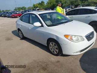 2007 Hyundai Elantra GLS with VIN KMHDU46D47U157648, listed as a IAAI auction lot 42577221 with 195,403 mi miles and . Bid and sale history available at DreamBid. Image 1.