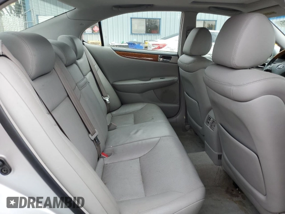 2005 Lexus ES 350 with VIN JTHBA30GX55077763, listed as a Copart auction lot 51572075 with 242,435 mi miles and Salvage Title. Bid and sale history available at DreamBid. Image 10.