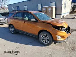 2018 Chevrolet Equinox LS with VIN 2GNAXHEV9J6118339, listed as a Copart auction lot 50763375 with 135,224 mi miles and Salvage Title. Bid and sale history available at DreamBid. Image 4.