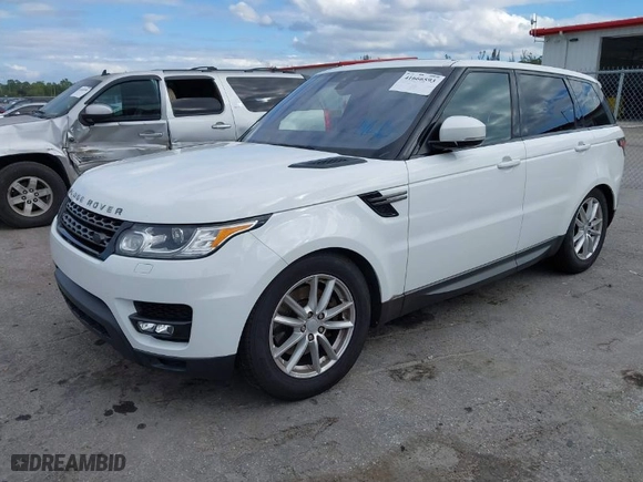 2017 Land Rover Range Rover Sport SE with VIN SALWG2FV3HA167388, listed as a IAAI auction lot 41666593 with 80,971 mi miles. Bid and sale history available at carsss.com. Image 2.