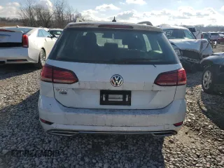2019 Volkswagen Golf SportWagen S with VIN 3VWY57AU1KM510837, listed as a Copart auction lot 84275244 with 0 mi miles and Salvage Title. Bid and sale history available at carsss.com. Image 6.