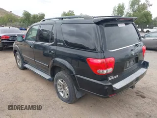 2005 Toyota Sequoia Limited with VIN 5TDZT38A55S242817, listed as a IAAI auction lot 42047553 with 244,111 mi miles and . Bid and sale history available at DreamBid. Image 3.