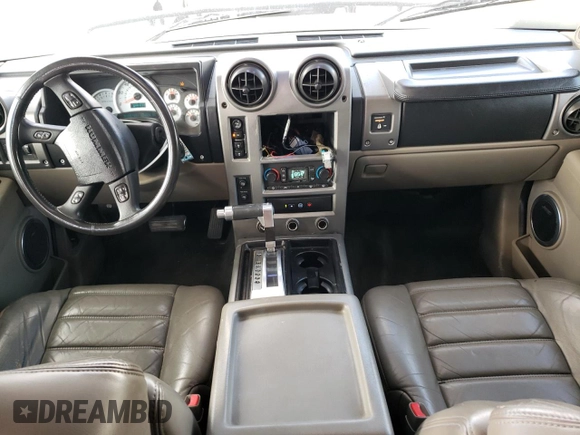 2003 Hummer H2 with VIN 5GRGN23U93H101021, listed as a Copart auction lot 87440524 with 124,826 mi miles and Clean Title. Bid and sale history available at carsss.com. Image 8.