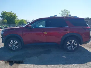 2023 Nissan Pathfinder SL with VIN 5N1DR3CC8PC251318, listed as a IAAI auction lot 42231262 with 22,039 mi miles and . Bid and sale history available at DreamBid. Image 15.