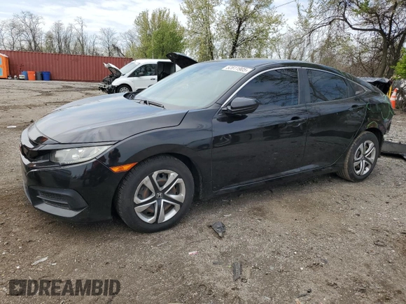 2018 Honda Civic Sedan LX with VIN 2HGFC2F5XJH513948, listed as a Copart auction lot 52811905 with 67,568 mi miles and Salvage Title. Bid and sale history available at carsss.com. Image 1.