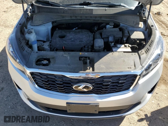 2019 Kia Sorento LX with VIN 5XYPG4A30KG449573, listed as a Copart auction lot 48231315 with 83,287 mi miles and Salvage Title. Bid and sale history available at carsss.com. Image 12.