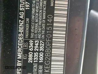 2023 Mercedes-Benz EQE 350+ z VIN W1KEG2BB0PF015140, wystawiony jako Copart lot #51297455 z przebiegiem 16 316 mil mil oraz Szkoda całkowita • Salvage title. Historia ofert i sprzedaży dostępna na DreamBid. Obrazek 12.