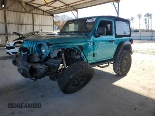 2020 Jeep Wrangler Sport S z VIN 1C4GJXAG2LW319191, wystawiony jako Copart lot #85301104 z przebiegiem 37 648 mil mil oraz Szkoda całkowita • Salvage title. Historia ofert i sprzedaży dostępna na DreamBid. Obrazek 1.