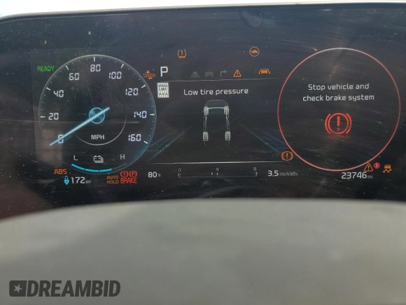 2024 Kia Niro Wind with VIN KNDCR3L11R5121869, listed as a Copart auction lot 55354225 with 23,746 mi miles and Clean Title. Bid and sale history available at DreamBid. Image 9.