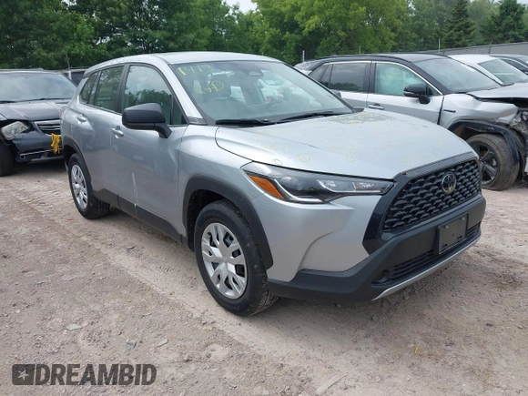 2023 Toyota Corolla Cross L with VIN 7MUAAABG9PV047493, listed as a IAAI auction lot 42441413 with 15,485 mi miles and . Bid and sale history available at DreamBid. Image 1.