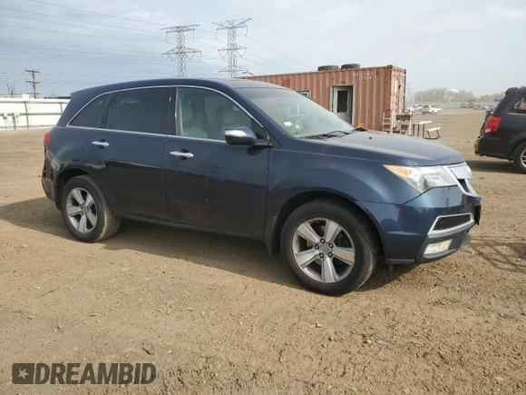 2010 Acura MDX with VIN 2HNYD2H23AH527191, listed as a Copart auction lot 54686395 with 147,528 mi miles and Salvage title. Bid and sale history available at DreamBid. Image 4.
