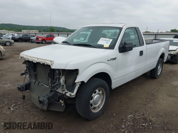 2014 Ford F-150 XL z VIN 1FTMF1CM9EKE34269, wystawiony jako IAAI lot #42240264 z przebiegiem 91 743 mil mil oraz . Historia ofert i sprzedaży dostępna na DreamBid. Obrazek 2.