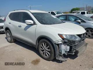 2018 Nissan Rogue SV with VIN 5N1AT2MT2JC702411, listed as a IAAI auction lot 41860534 with 87,997 mi miles and . Bid and sale history available at carsss.com. Image 1.