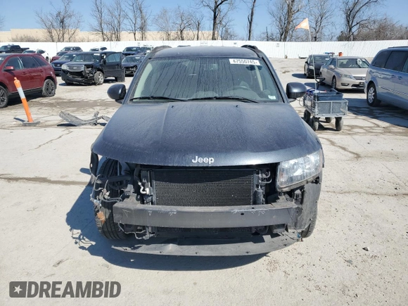 2015 Jeep Compass Latitude with VIN 1C4NJDEB0FD143083, listed as a Copart auction lot 47550745 with 79,898 mi miles and Salvage Title. Bid and sale history available at carsss.com. Image 5.