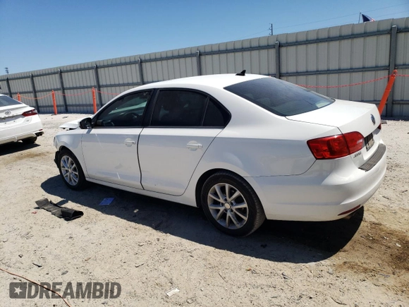 2012 Volkswagen Jetta Sedan SE w/Convenience & Sunroof with VIN 3VWDX7AJ9CM369676, listed as a Copart auction lot 53093655 with 138,564 mi miles and Salvage Title. Bid and sale history available at carsss.com. Image 2.