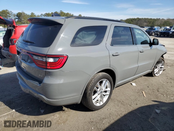2023 Dodge Durango GT z VIN 1C4RDJDG6PC603276, wystawiony jako Copart lot #43243555 z przebiegiem 48 678 mil mil oraz Szkoda całkowita • Salvage title. Historia ofert i sprzedaży dostępna na DreamBid. Obrazek 3.