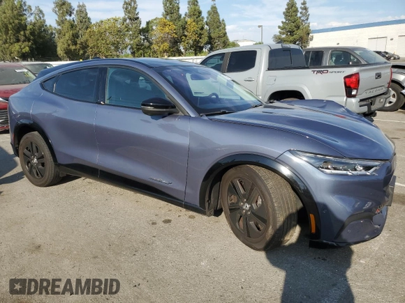 2021 Ford Mustang Mach-E California Route 1 with VIN 3FMTK2R74MMA17577, listed as a Copart auction lot 75107324 with 54,101 mi miles and Salvage Title. Bid and sale history available at DreamBid. Image 4.