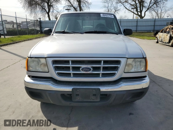 2002 Ford Ranger XL with VIN 1FTYR14U02TA48661, listed as a Copart auction lot 48422755 with 146,784 mi miles and Salvage title. Bid and sale history available at DreamBid. Image 5.
