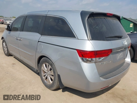2014 Honda Odyssey EX with VIN 5FNRL5H45EB020868, listed as a IAAI auction lot 42029158 with 150,558 mi miles and . Bid and sale history available at carsss.com. Image 3.