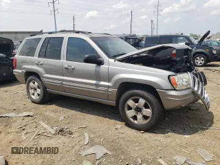 2001 Jeep Grand Cherokee Limited with VIN 1J4GW58S91C586210, listed as a Copart auction lot 58985344 with 151,912 mi miles and Salvage Title. Bid and sale history available at carsss.com. Image 4.