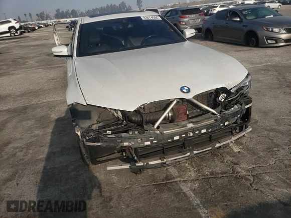 2019 BMW 3 Series 330i with VIN WBA5R1C56KFH02347, listed as a Copart auction lot 83674694 with 83,528 mi miles and Salvage Title. Bid and sale history available at carsss.com. Image 10.