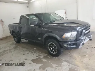 2016 Ram 1500 Rebel with VIN 1C6RR7YT6GS105815, listed as a Copart auction lot 54253235 with 150,511 mi miles and Salvage title. Bid and sale history available at DreamBid. Image 4.