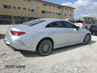 2022 Mercedes-Benz CLS with VIN W1K2J5KB1NA095676, listed as a Copart auction lot 51993254 with 0 mi miles and Salvage Title. Bid and sale history available at carsss.com. Image 3.