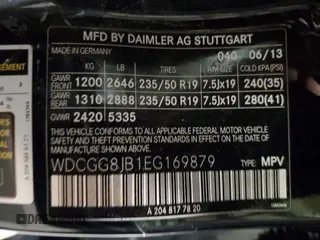 2014 Mercedes-Benz GLK 350 with VIN WDCGG8JB1EG169879, listed as a Copart auction lot 44435345 with 142,613 mi miles and Salvage Title. Bid and sale history available at DreamBid. Image 16.