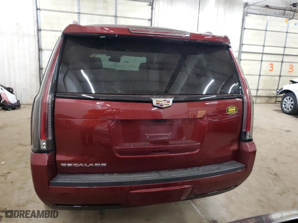 2020 Cadillac Escalade Premium Luxury with VIN 1GYS4CKJ8LR251802, listed as a Copart auction lot 81987694 with 26,210 mi miles and Salvage Title. Bid and sale history available at carsss.com. Image 6.