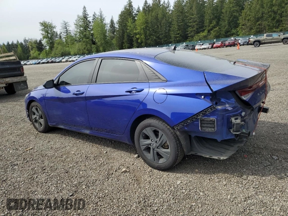 2023 Hyundai Elantra SEL with VIN KMHLM4AG7PU437139, listed as a Copart auction lot 56248595 with 104,598 mi miles and Salvage title. Bid and sale history available at DreamBid. Image 2.