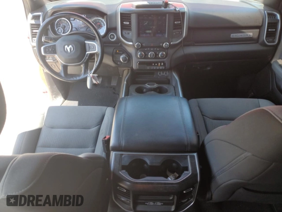 2021 Ram 1500 Lone Star with VIN 1C6RREFTXMN630958, listed as a Copart auction lot 55039995 with 53,497 mi miles and Salvage title. Bid and sale history available at DreamBid. Image 8.
