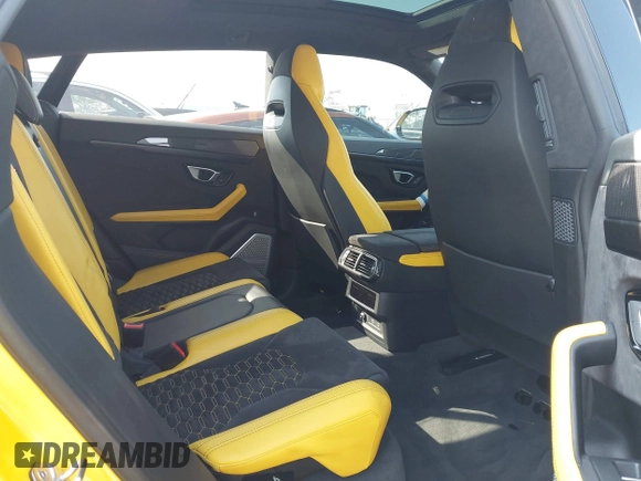 2022 Lamborghini Urus z VIN ZPBUA1ZL7NLA19290, wystawiony jako IAAI lot #41633013 z przebiegiem 17 566 mil mil oraz . Historia ofert i sprzedaży dostępna na DreamBid. Obrazek 8.