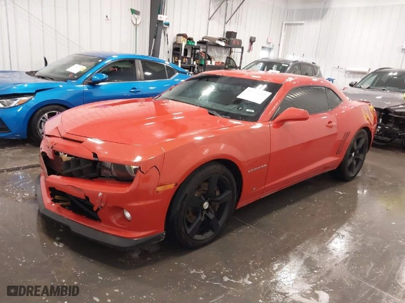 2010 Chevrolet Camaro 2SS with VIN 2G1FK1EJ0A9123020, listed as a IAAI auction lot 41745012 with 91,555 mi miles. Bid and sale history available at carsss.com. Image 2.