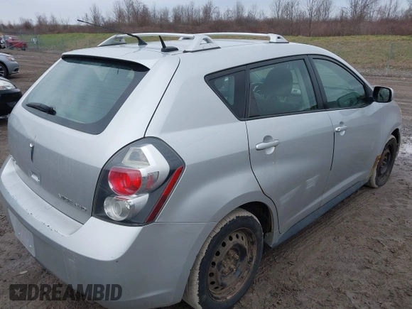2009 Pontiac Vibe with VIN 5Y2SM67049Z443556, listed as a IAAI auction lot 41996105 with 190,061 mi miles. Bid and sale history available at carsss.com. Image 4.