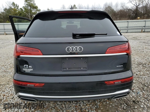 2023 Audi Q5 S line Premium with VIN WA1GAAFY4P2025538, listed as a Copart auction lot 44680105 with 13,130 mi miles and Salvage Title. Bid and sale history available at carsss.com. Image 6.