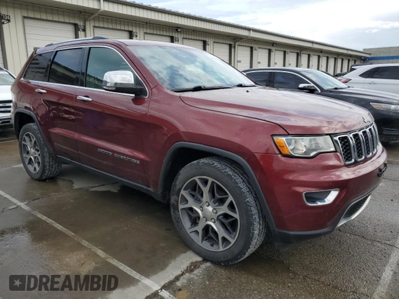 2020 Jeep Grand Cherokee Limited with VIN 1C4RJFBG0LC342956, listed as a Copart auction lot 55724645 with 88,841 mi miles and Salvage title. Bid and sale history available at DreamBid. Image 4.