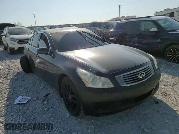 2007 Infiniti G35 with VIN JNKBV61F97M806145, listed as a Copart auction lot 53632115 with 216,347 mi miles and Salvage Title. Bid and sale history available at DreamBid. Image 13.