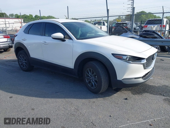 2023 Mazda CX-30 S with VIN 3MVDMBAM8PM545288, listed as a IAAI auction lot 42198433 with 19,609 mi miles and . Bid and sale history available at DreamBid. Image 1.
