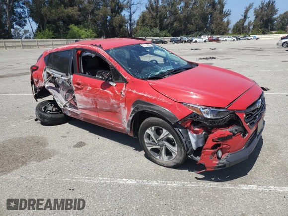 2024 Subaru Crosstrek Premium with VIN JF2GUADC2RH352378, listed as a Copart auction lot 57314525 with Not provided miles and Salvage title. Bid and sale history available at DreamBid. Image 4.