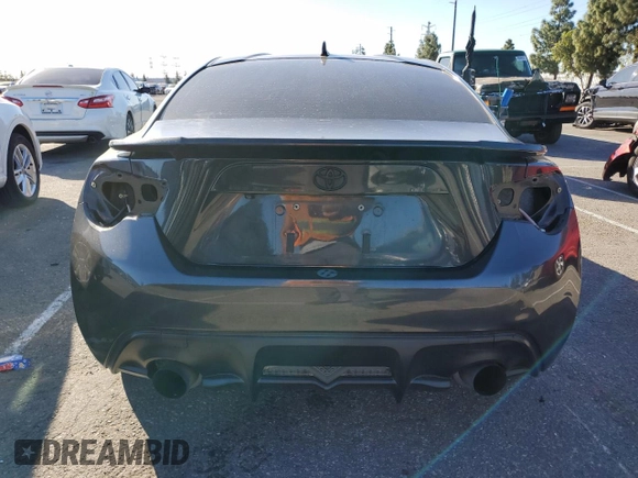 2017 Toyota 86 with VIN JF1ZNAA13H9706267, listed as a Copart auction lot 87099494 with 91,137 mi miles and Salvage Title. Bid and sale history available at carsss.com. Image 6.