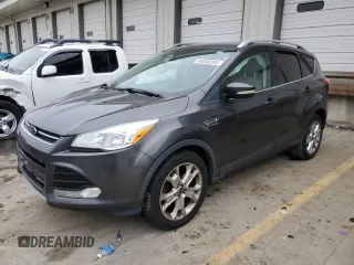 2016 Ford Escape Titanium with VIN 1FMCU0J96GUB31124, listed as a Copart auction lot 44038295 with 208,780 mi miles and Salvage Title. Bid and sale history available at carsss.com. Image 1.